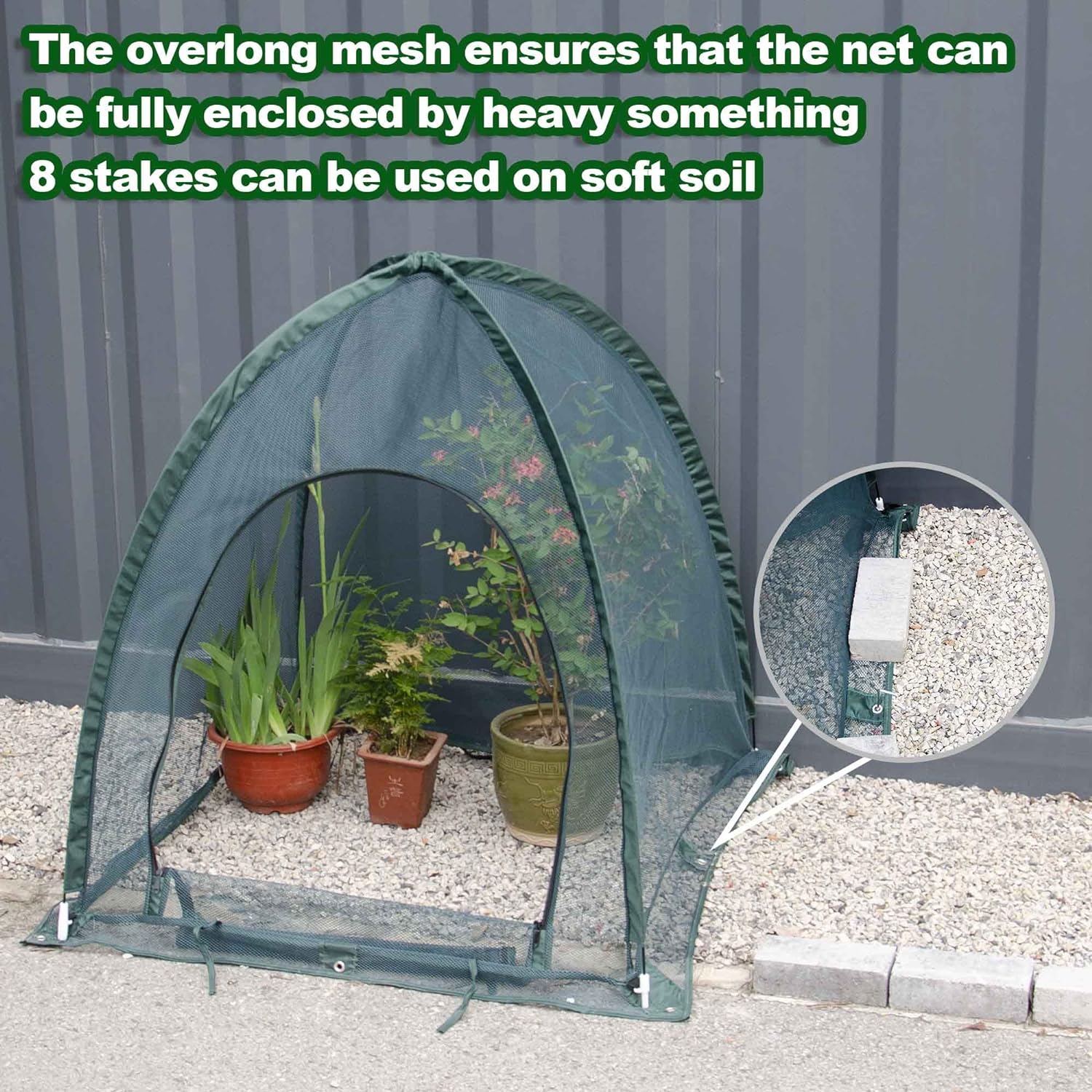 Twin Pack NET Garden Covers - 0.92m2 x 1m High - Image 6