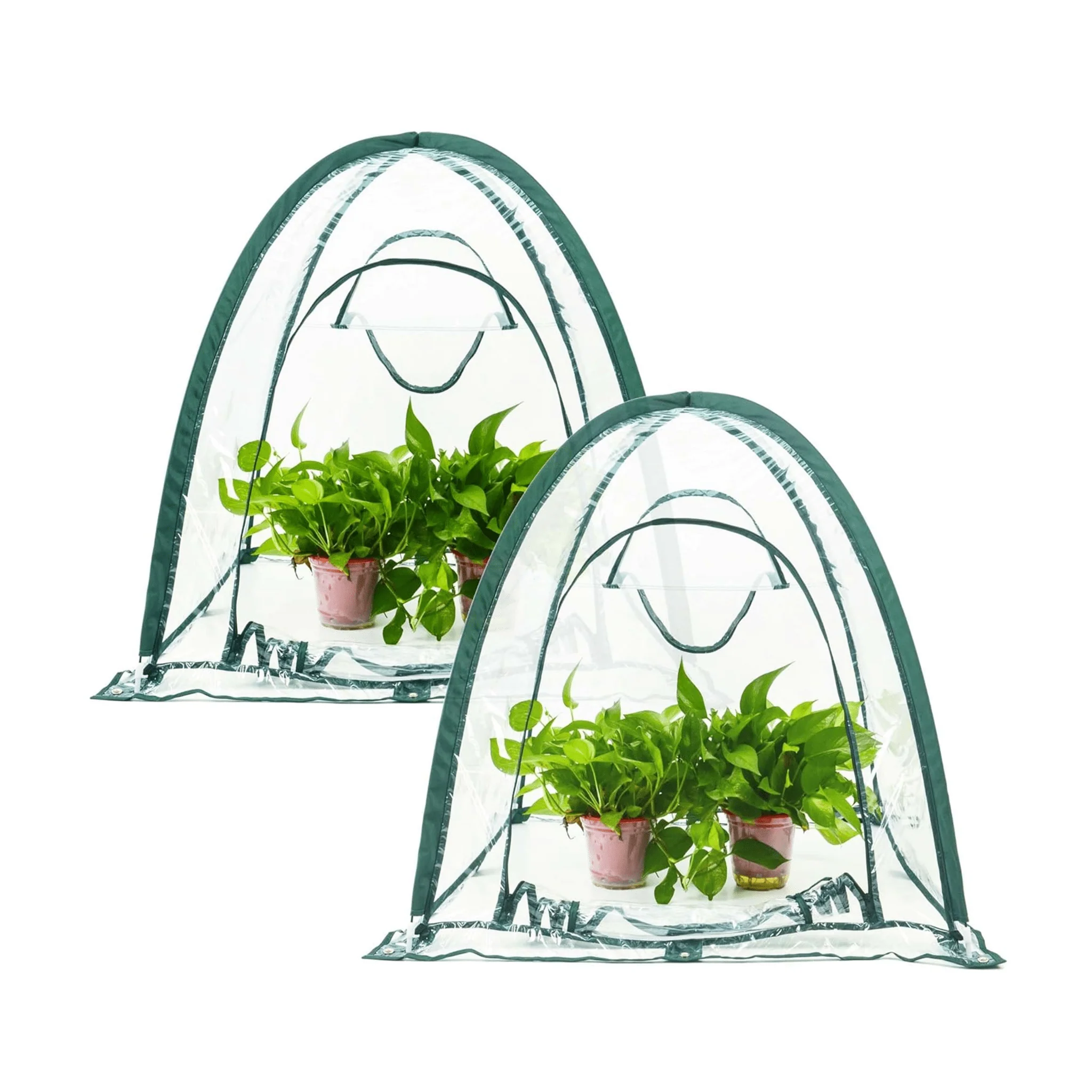 Twin Pack POLY Garden Covers - 0.92m2 x 1m High