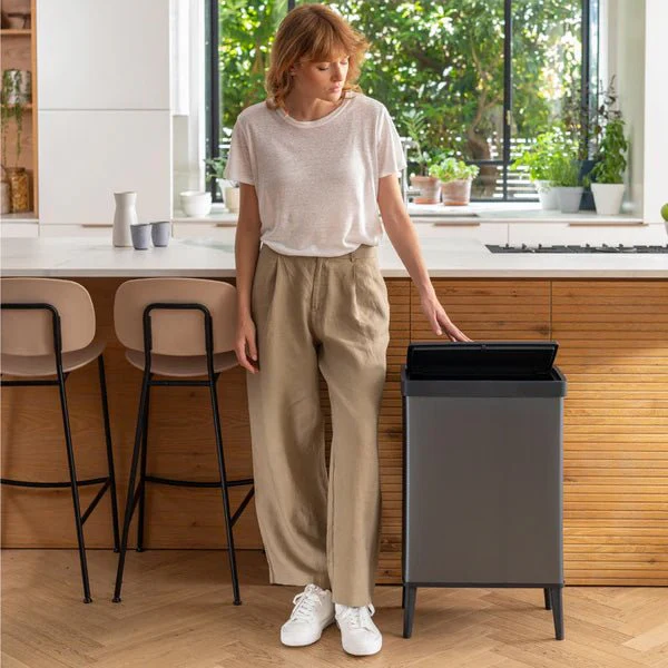 Curver Verto High Bin - Grey - Image 5