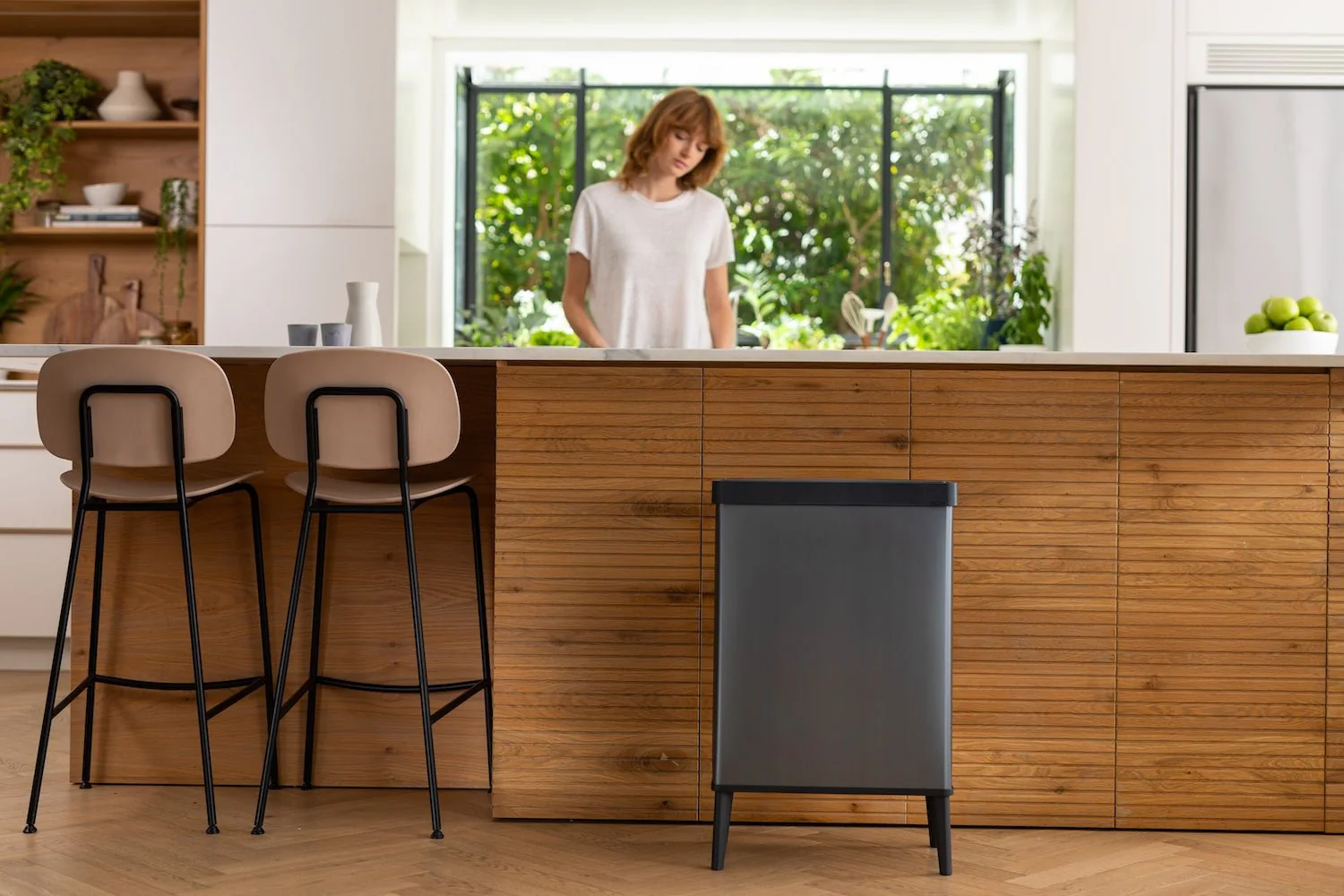 Curver Verto High Bin - Grey - Image 6