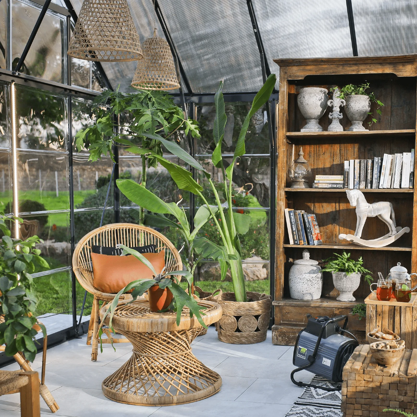 Victory Greenhouse - Grey Frame (3.7m x 3.1m) - Image 5